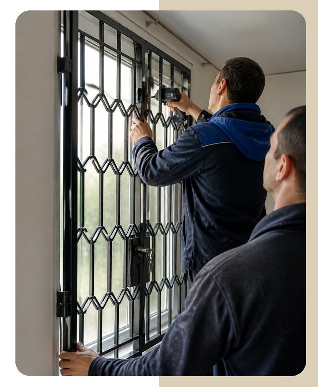 Установка распашных решеток в Зеленодольске цена от 6728 р. | ДвериЛегко-Злн